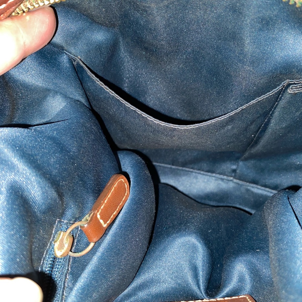 y2k Coach Bleeker 11356 Holiday Patchwork Hobo Bag with bonus free coach mirror - Picture 12 of 14
